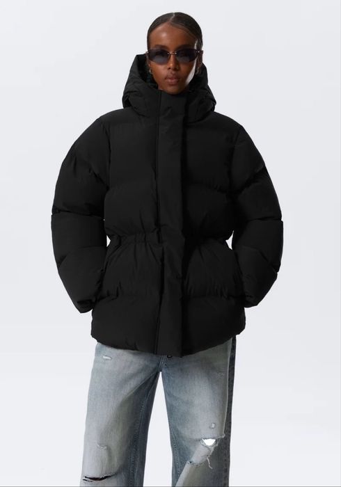 Weekday H&M преміум куртка пуховик пуф xs/s