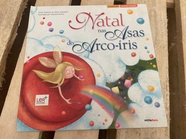 Livro O Natal nas Asas do Arco-íris – Alice Cardoso, Nova Gaia