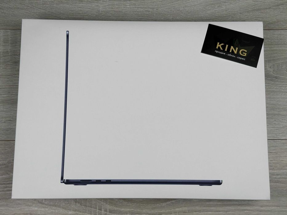 НОВИЙ ноутбук Apple MacBook Air 15 M3/8GB/256GB Midnight/Silver 2024 [A3114] MRYU3LL/A
