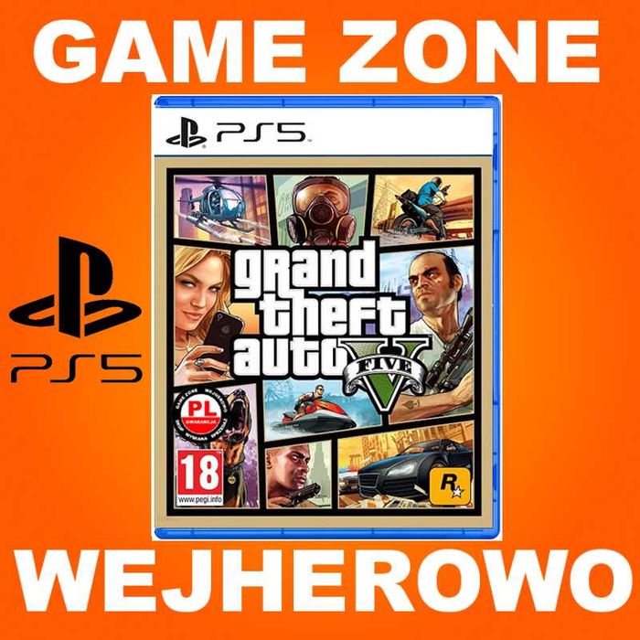 GTA 5 PS5 = PŁYTA PL = sprzedaż / Wymiana