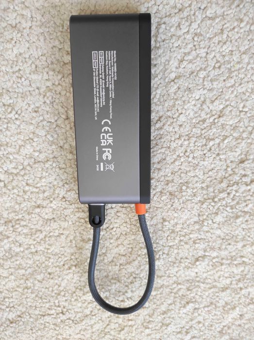 Stacja dokująca NOVOO RM6F 6W1 adapter HUB USB C HDMI 4K PRO DUAL