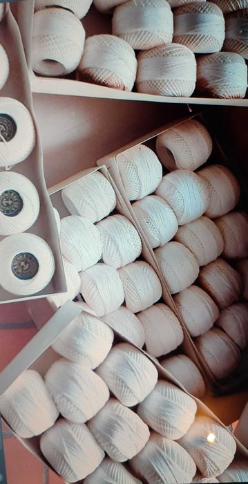 Novelos Âncora e DMC para Crochet