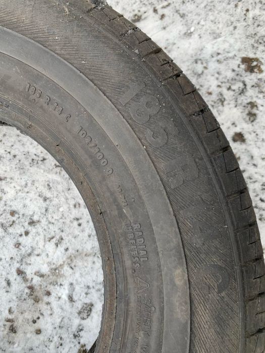 Шини 185/R14C пара Barum  7,5мм, літо 185 14С, 14C,
