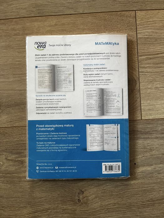 Matematyka zbiór zadań 1 - zakres podstawowy