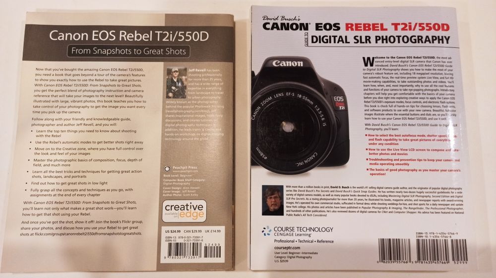 Canon EOS Rebel T5/550D livros