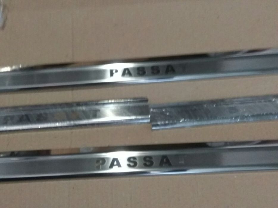 Накладки на пороги VW PASSAT В5/В6/В7 (Пассат Б5/Б6/Б7) нерж. Premium ...