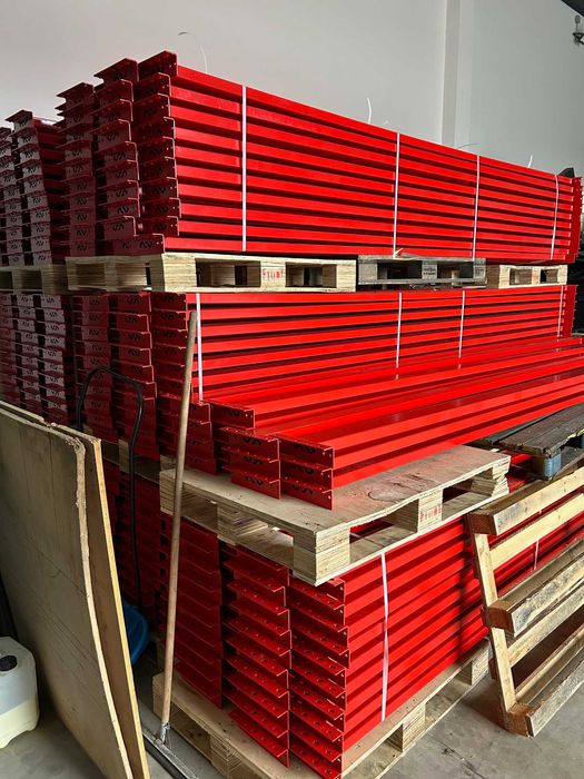 Regały paletowe magazynowe przemysłowe Mago MGL HX trawersy 360cm hala