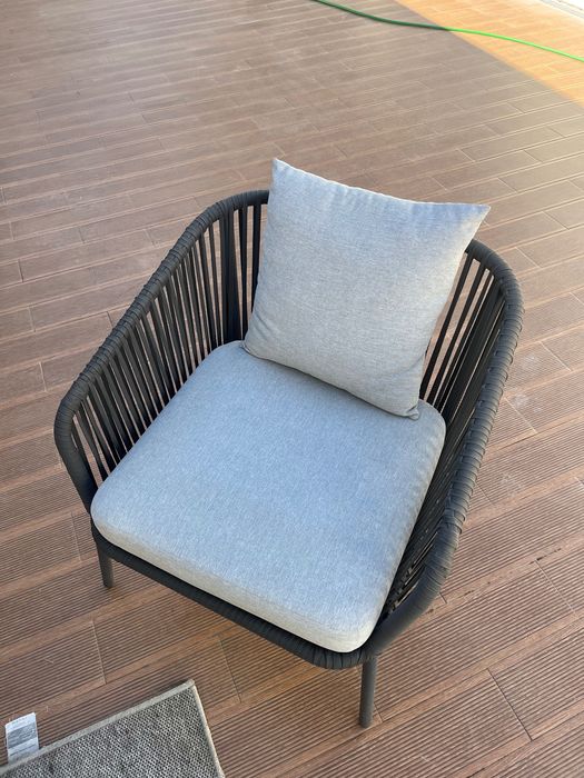 Conjunto confortável jardim