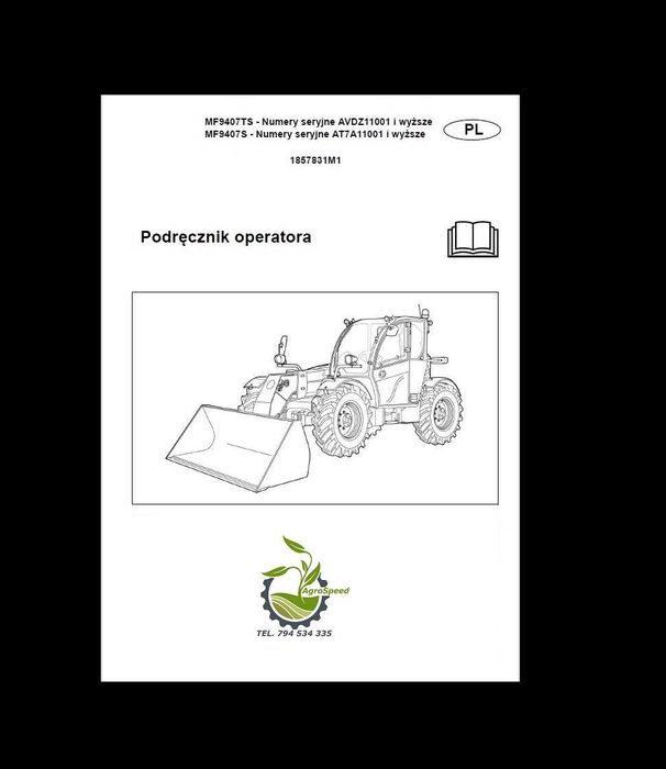 Instrukcja obsługi MASSEY FERGUSON 9407 TS S