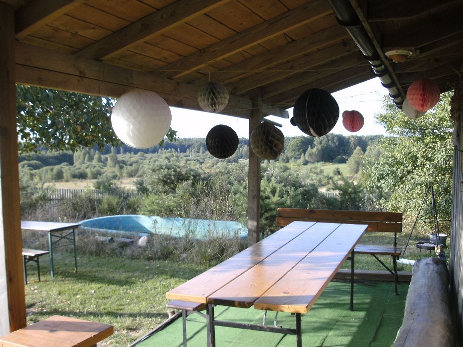 BAMBUSERIA Kampinos - agroturystyka, domek letniskowy, sauna 30km. od