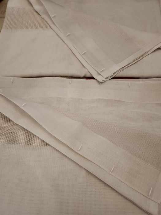 Dois cortinados  transparentes 7,3m largura
