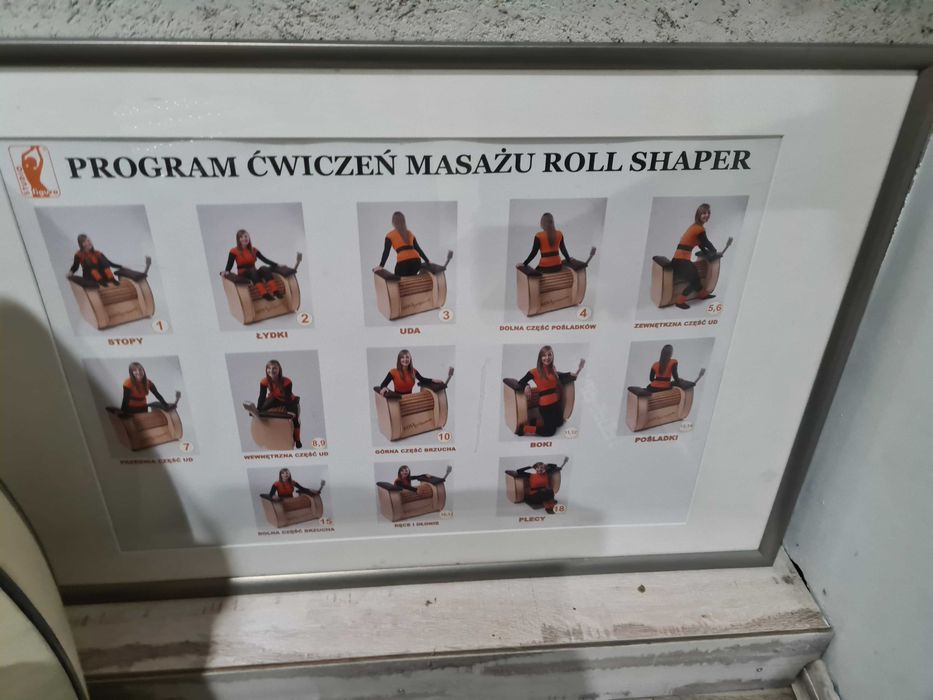 Roll shaper IR rolletic Rollmasażer rollmasaż Studio Figura 3 szt rolki Body Roll