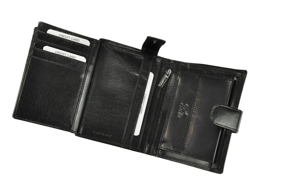 portfel męski rovicky rfid skóra naturalna brązowy