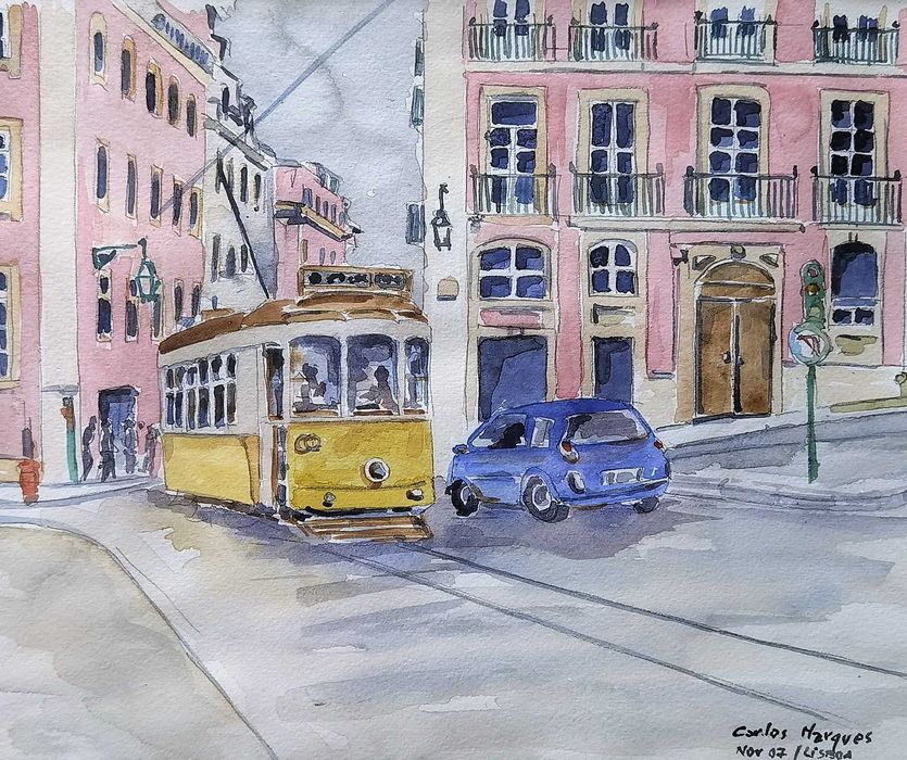 Várias pinturas com diferentes tamanhos, para venda.