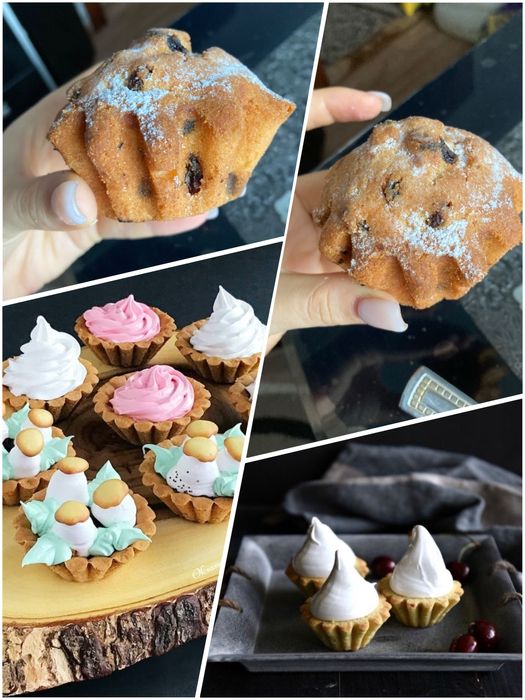 Формы СССР для выпечки кексов, маффинов, корзинок