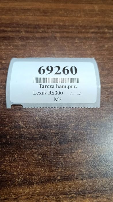 lexus rx300 3.0 v6 tarcze hamulcowe przód
