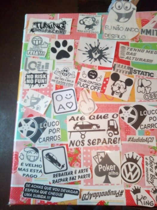 Autocolantes / stickers  Tunning, carros , motas .em stock para despac