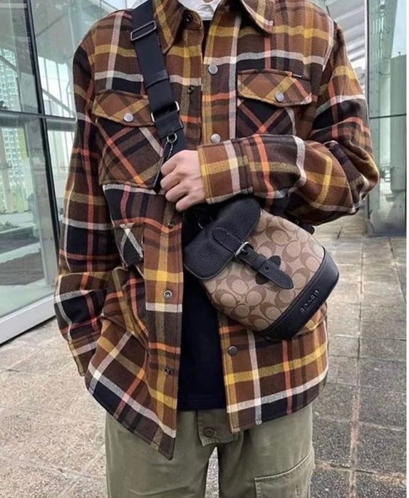 COACH Hudson Small Pack Чоловіча сумка слінг оригінал мужская сумочка