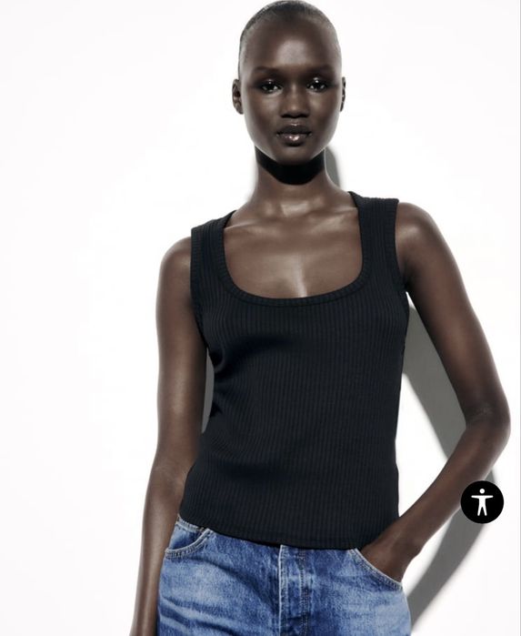 Майки в рубчік Zara