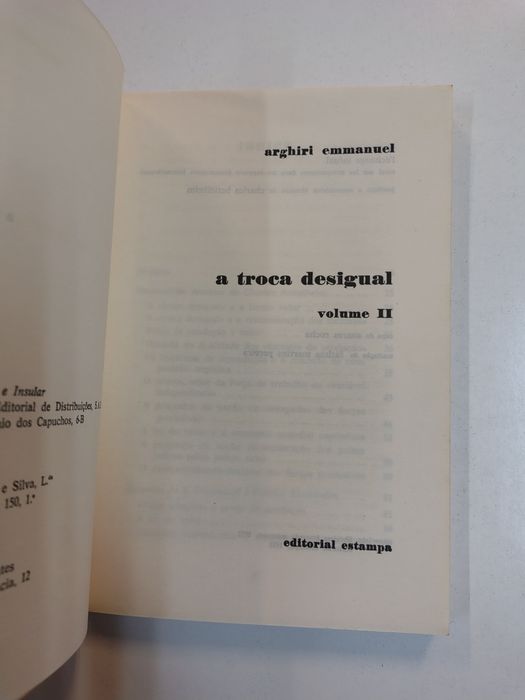 A Troca Desigual, Arghiri Emmanuel
