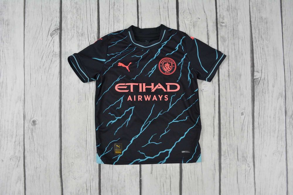 Puma Manchester City #9 Haaland Junior Jersey Koszulka Roz XS 128