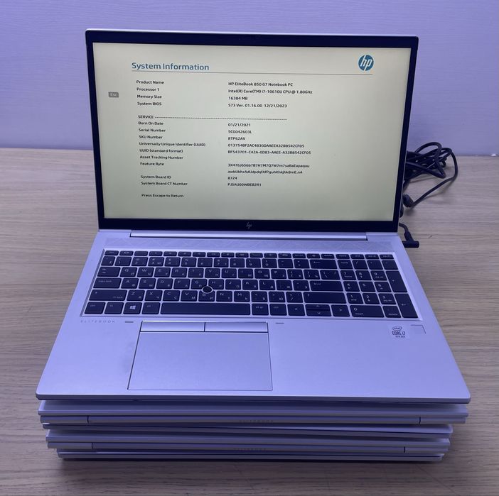 Ноутбук HP EliteBook 850g7 i7-10610u