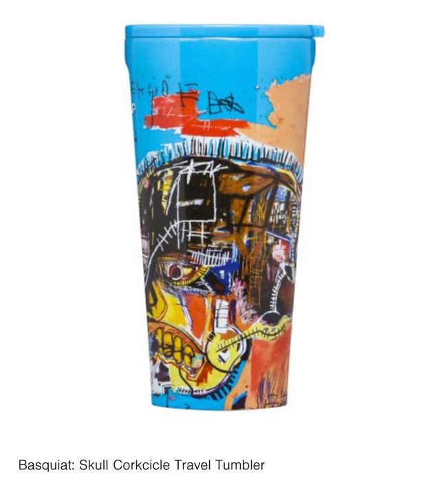 kubek termiczny Corkcicle Jean Michel Basquiat Untitled Skull 475 ml
