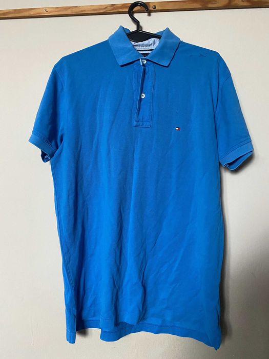 Męska koszulka polo TOMMY HILFIGER - L - OKAZJA