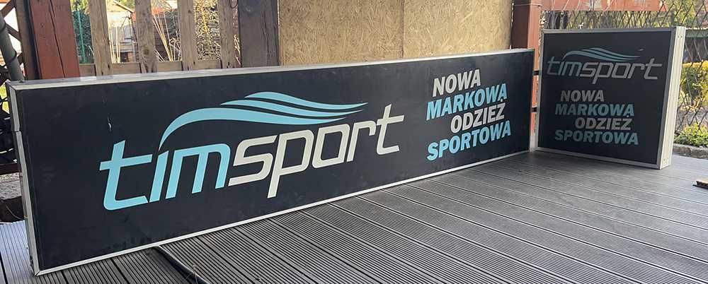 Tablica reklamowa podświetlana (kaseton)