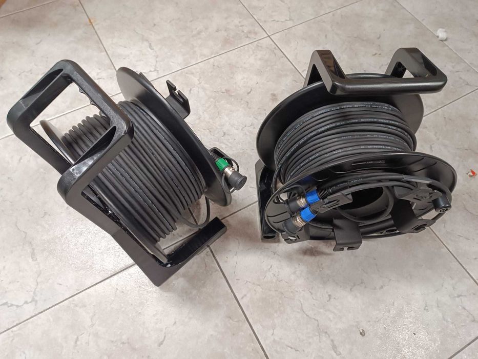 Skrętka mobilna BITNER Cat.5e Neutrik EtherCon RJ45 na bębnie 2x 50m