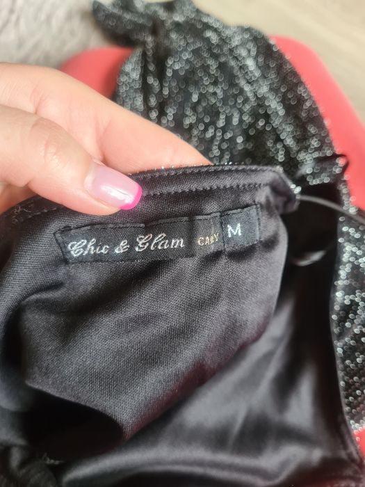 Suknia brokatowa mini, marka Carry