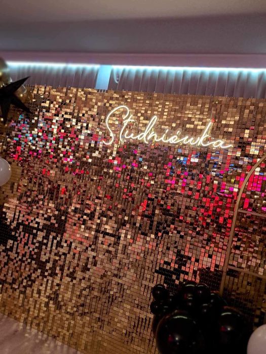 Neon - Studniówka napis led na ściankę