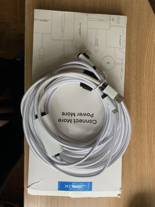 Przedłużacz ladowarka macbook, usb, usb-c 5m