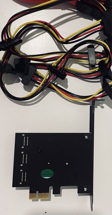 Контролер Ewell PCI-E to SATA III int., Marvell 88SE9215 (EW351)