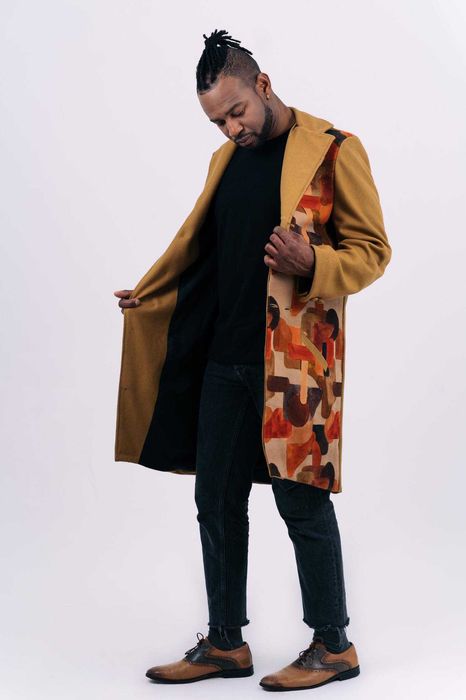 Sobretudo novo e exclusivo de marca designer