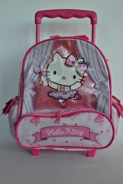 Рюкзак для дівчинки Hello Kitty на колесах