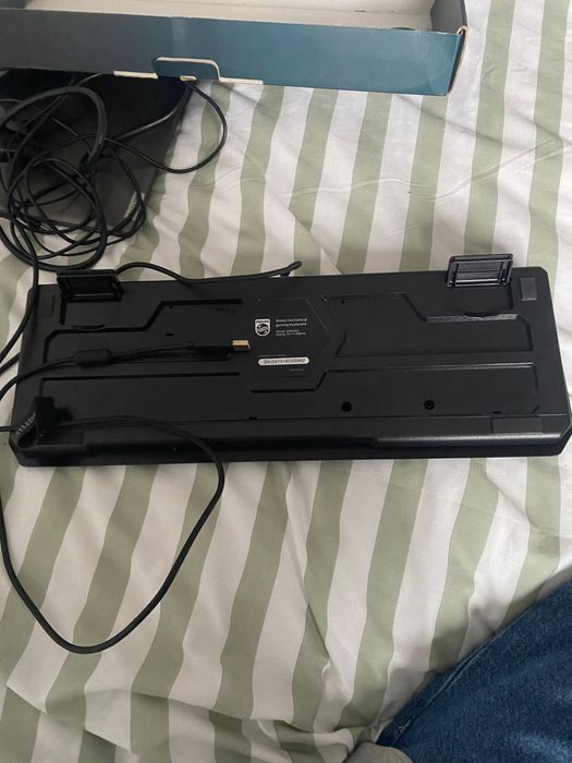 Teclado Philips Gamer Mecânico Luminoso Usb Spk8413