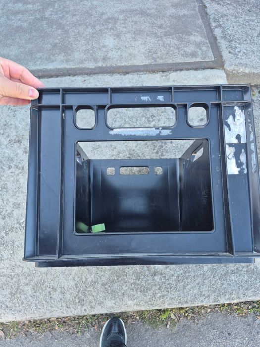 Pojemnik plastikowy, skrzynka, kuweta, kosz magazynowy - warsztatowy