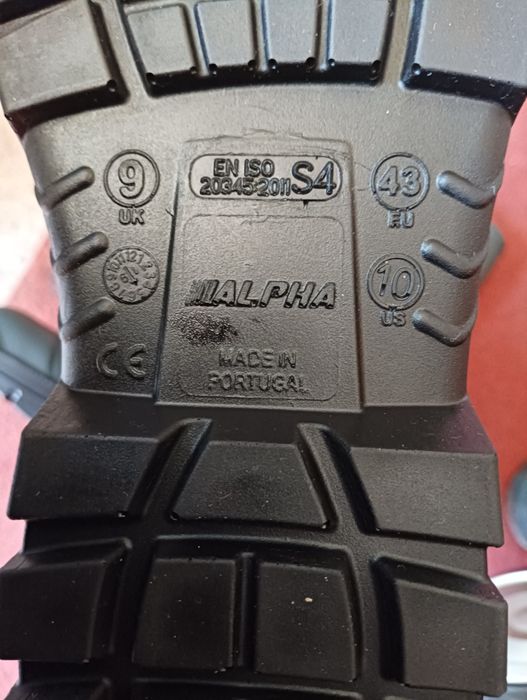 Gumowce z wkładką filcową 43