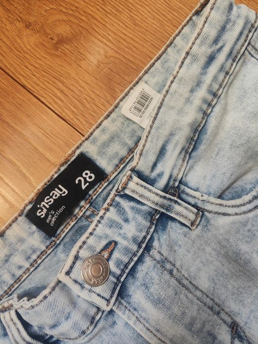 Jeansy męskie carrot fit