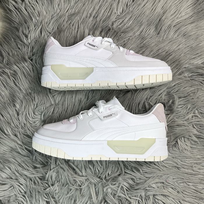 Кросівки жіночі Puma Cali Dream, білі шкіряні 38p