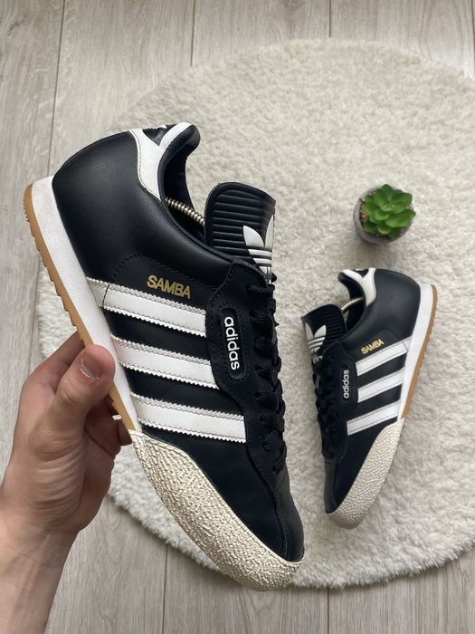 Мужские Кожаные Кроссовки Adidas Samba 43р(27.5см)