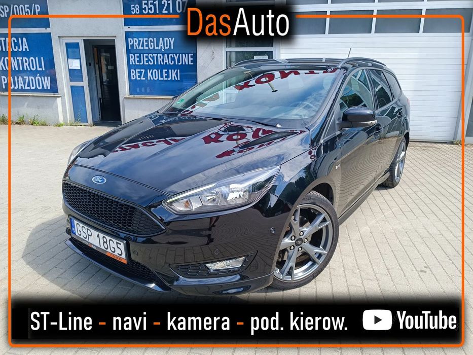 Ford Focus LIFT - ST Line - bezwypadkowy - z Niemiec - 2017r - FILM