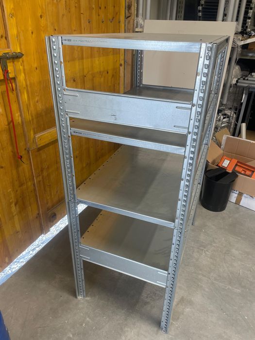 Regał ocynk 150cm wysoki modułowy