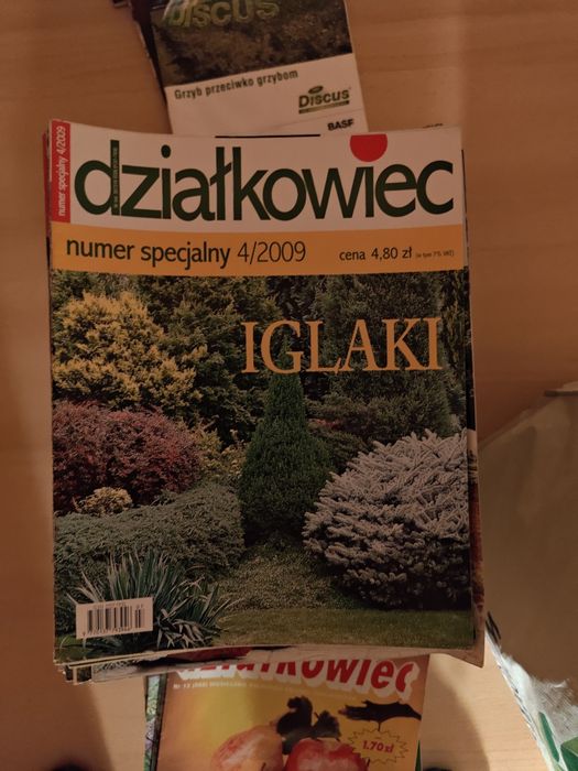 Działkowiec i inne ogrodnicze czasopisma ponad  200szt.