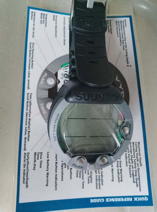 Relógio mergulho suunto
