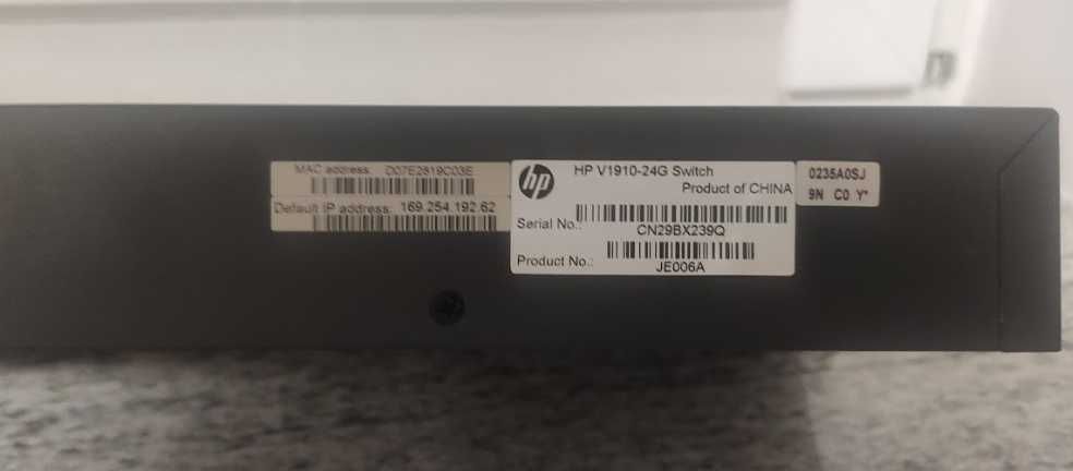 HP V1910-24G JE006A