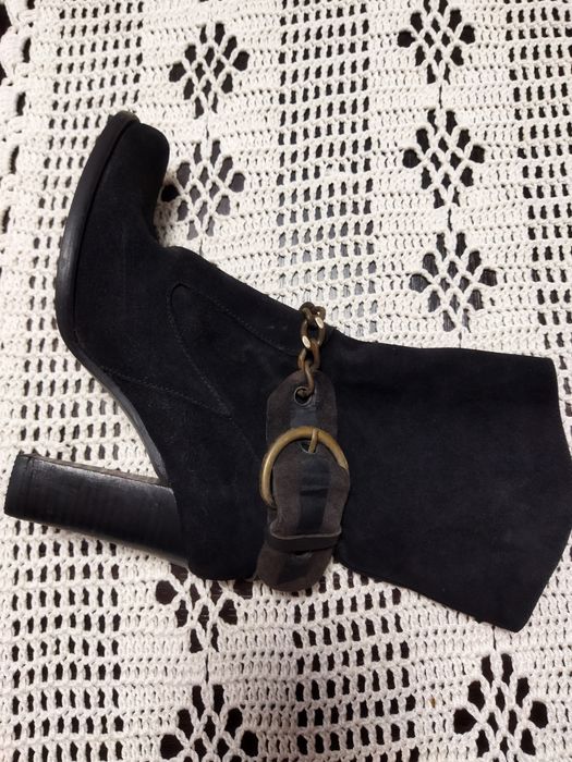 Botas de pele castanha Foreva 37