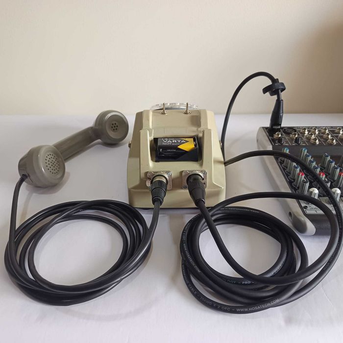 Kit Microfone Lo-Fi Telefone (3 Auscultadores / 6 Tons) + Pedal Stutter