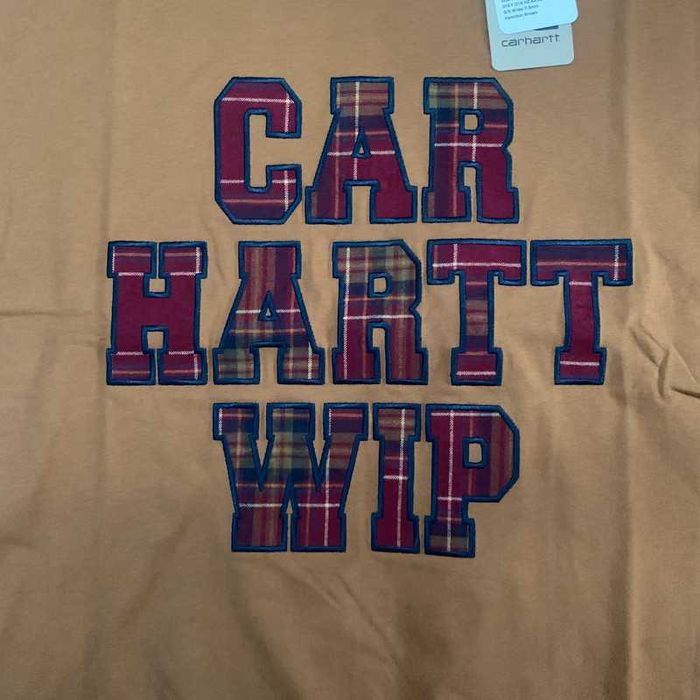 Carhartt WIP T-Shirt XL Castanho 10/10 - Algodão Orgânico